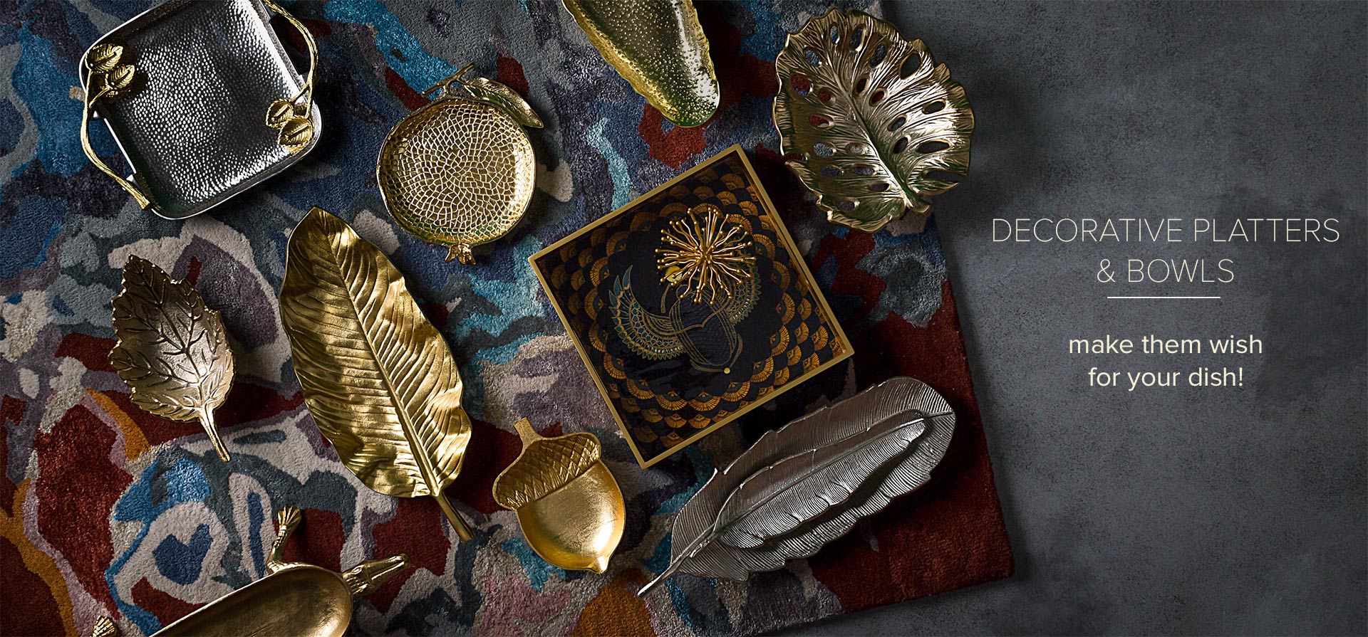 DECORATIVE PLATTERS RCasa SLS Retail Supermart Pvt. Ltd.