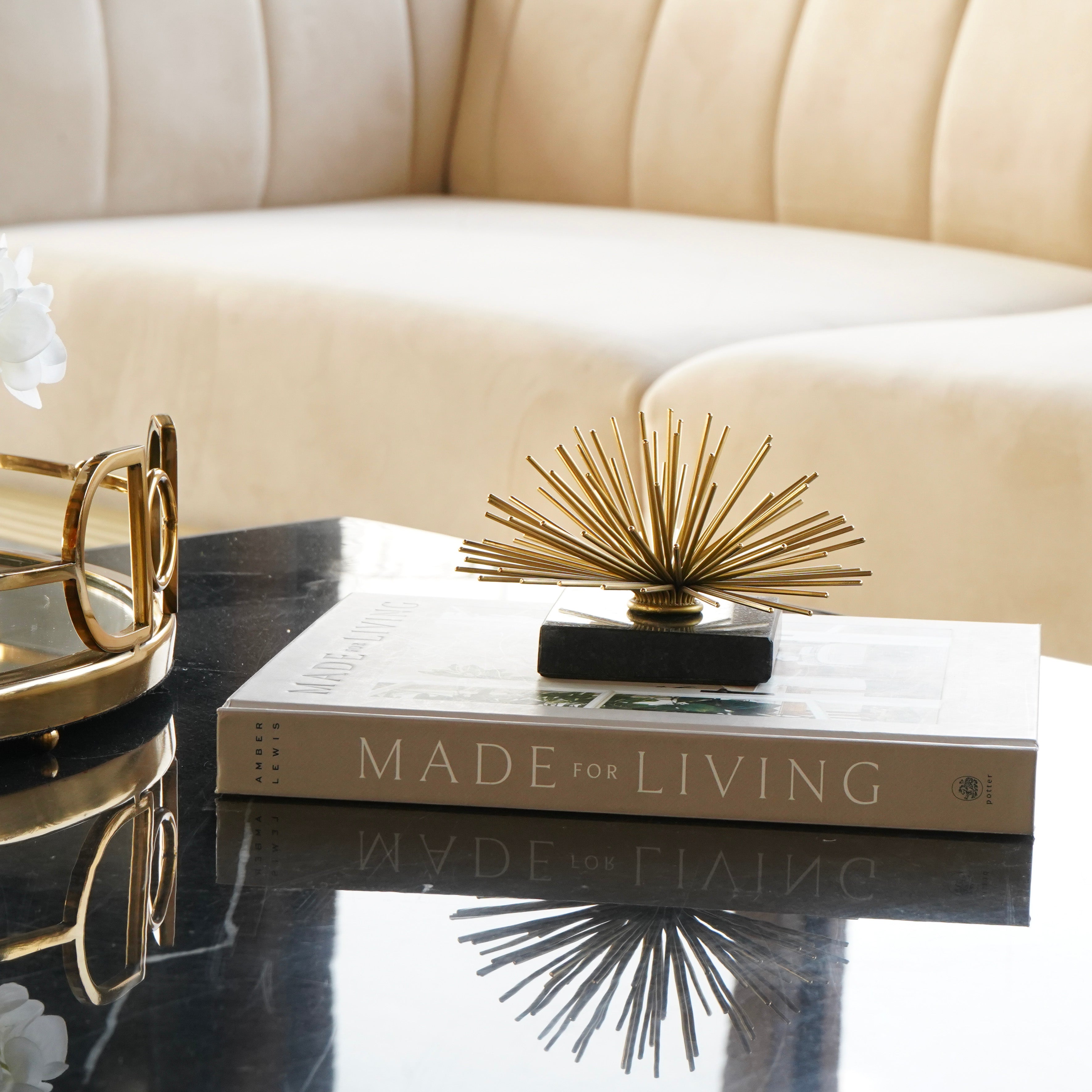 Buy Luxury Star Burst Gold/Black Decor Small RCasa RCasa SLS Retail