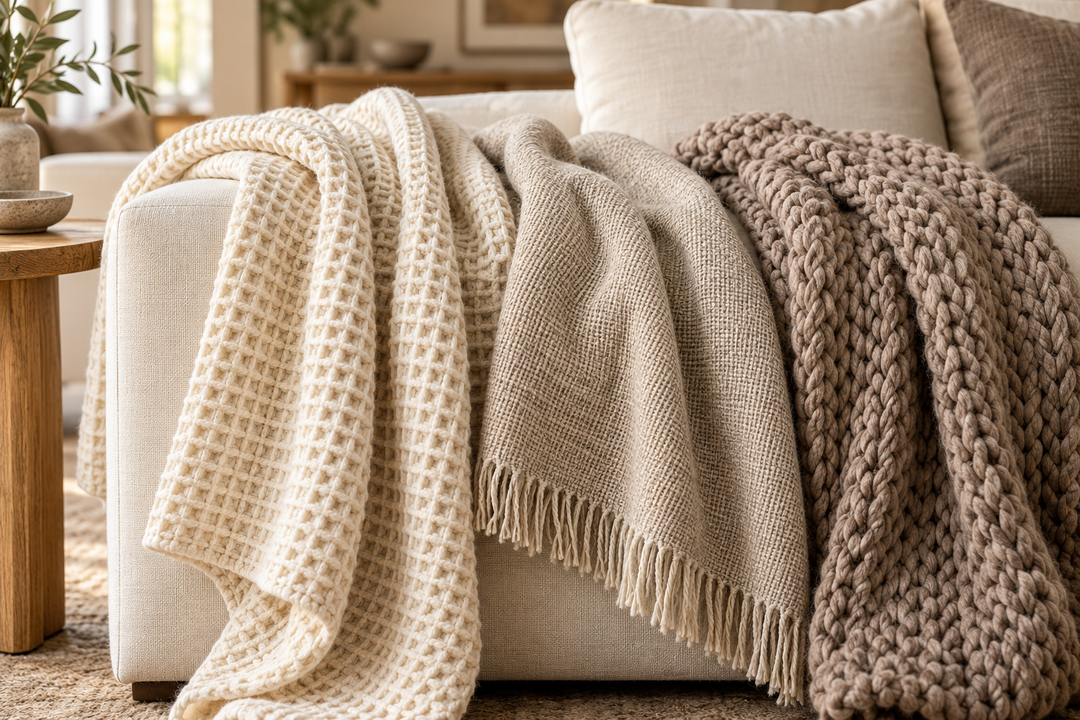 The Under-Sofa Truth About Throw Blankets: Weave, Not Just Weight