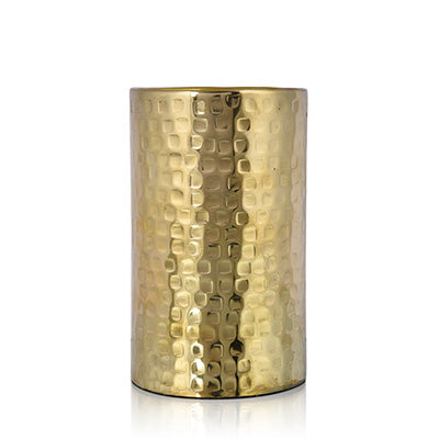 Piller Candle Holder In Gold, Large