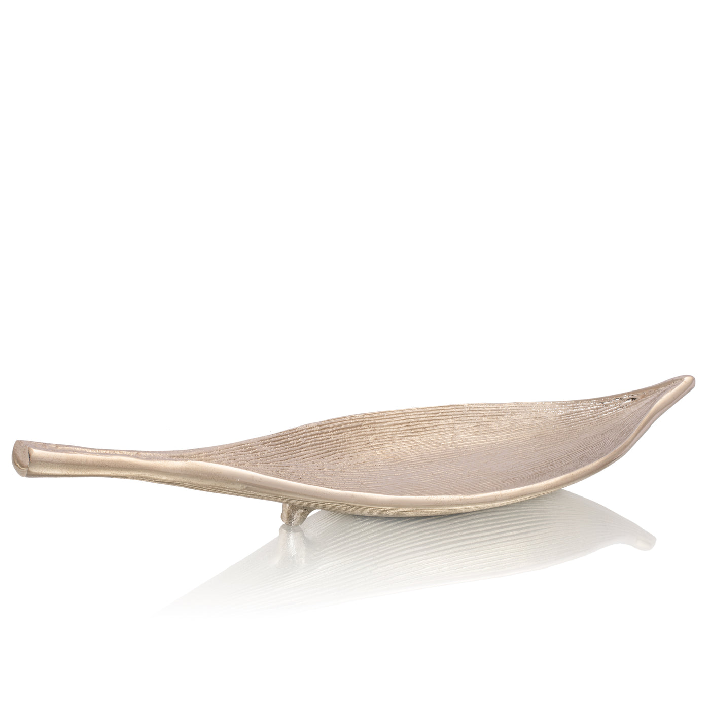 Silver Leaf Dish Decor Platter, Small