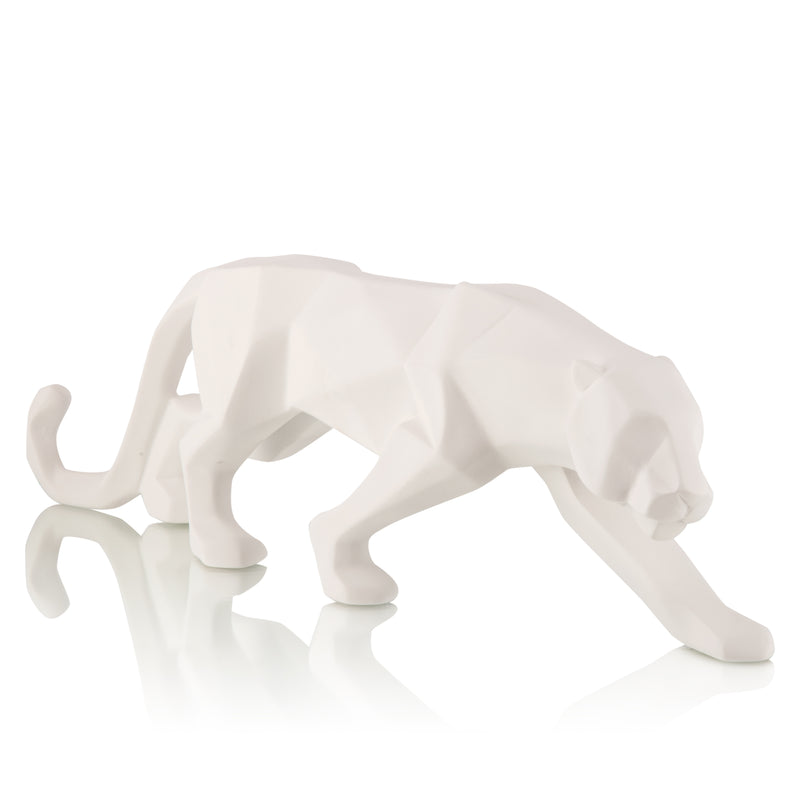 Tiger Sculpture White