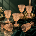 Diamond Cut Glass, Gold