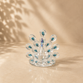 Azure Plume Crystal Peacock