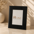 Classic Glass Photo Frame, Black