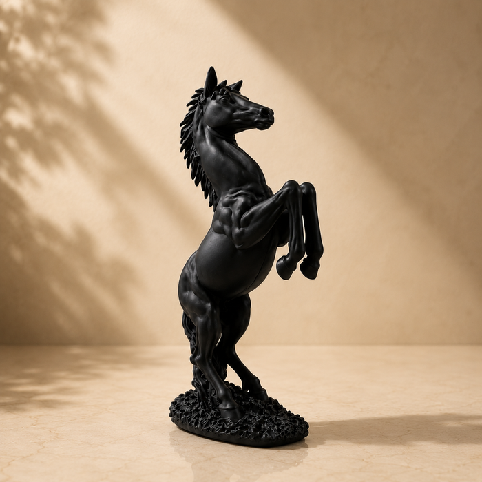 Majestic Black Stallion