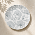 Printed Quarter Plate, Grey