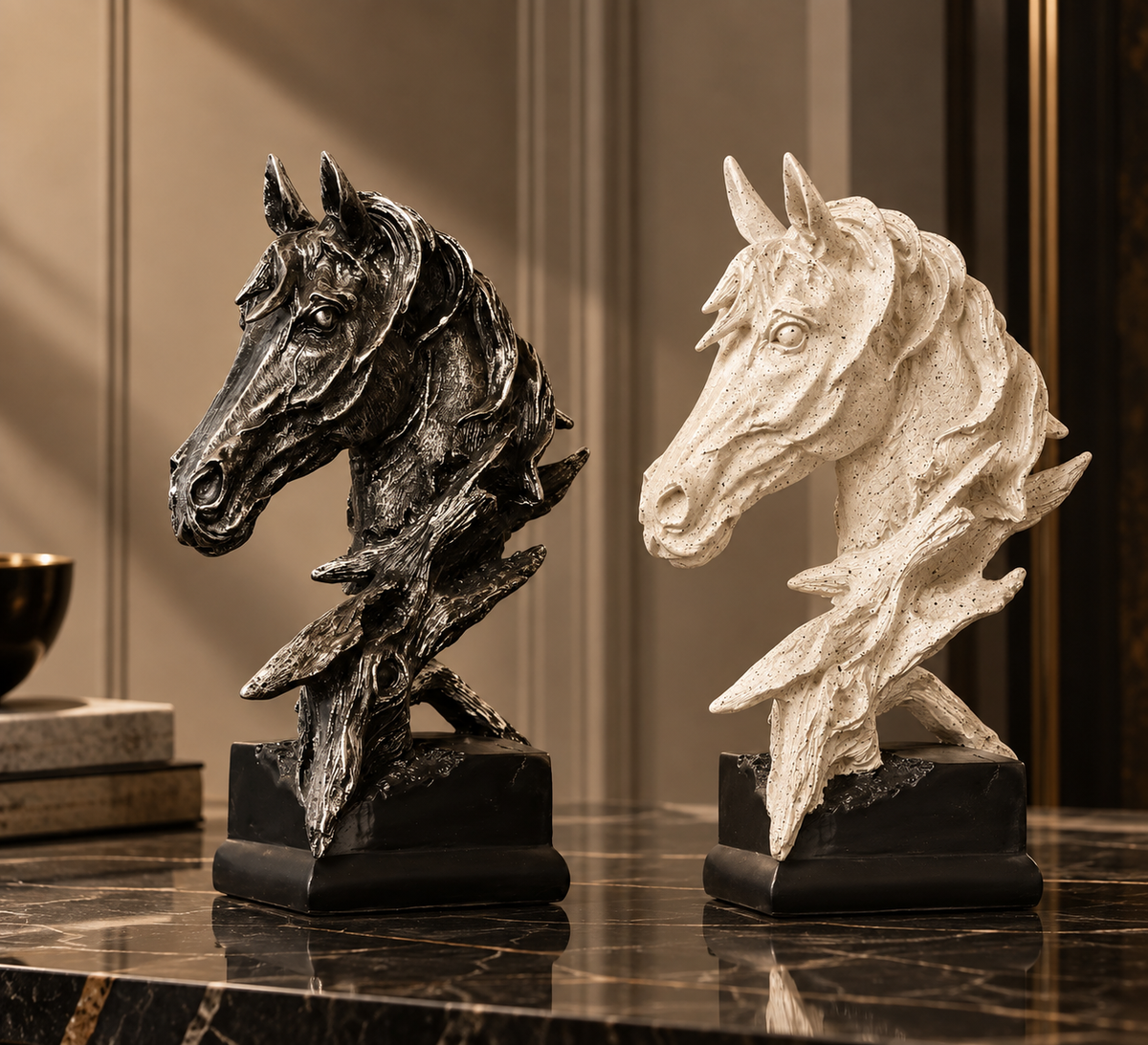 Horse Bust in Antique Finish