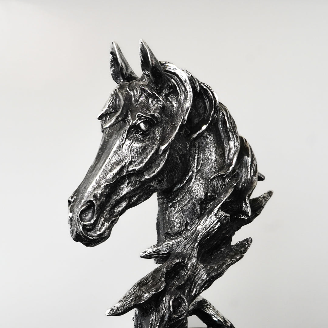 Horse Bust in Antique Finish