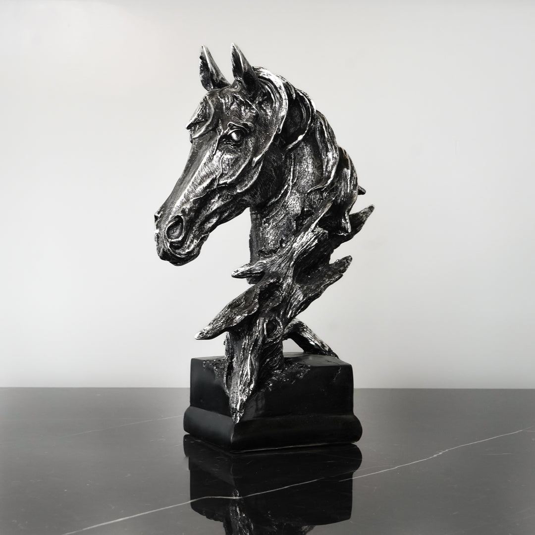 Horse Bust in Antique Finish