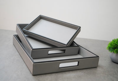 Serving Tray Large, Grey