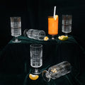 Fluted Highball Glass Set of 6