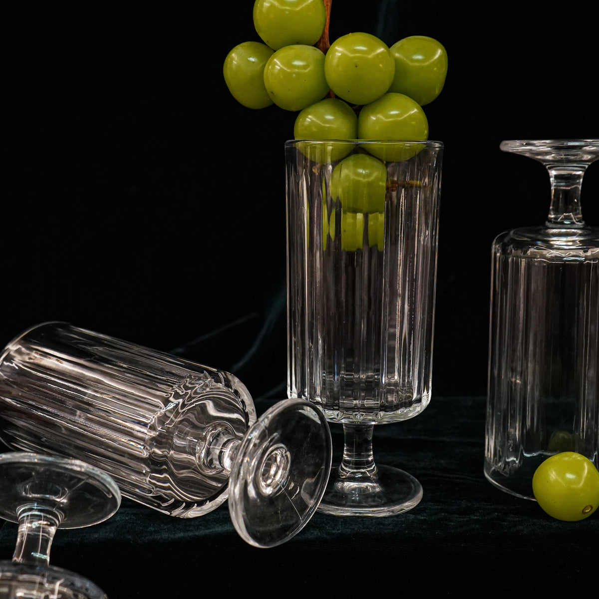 Linear Stemmed Glass Set of 6