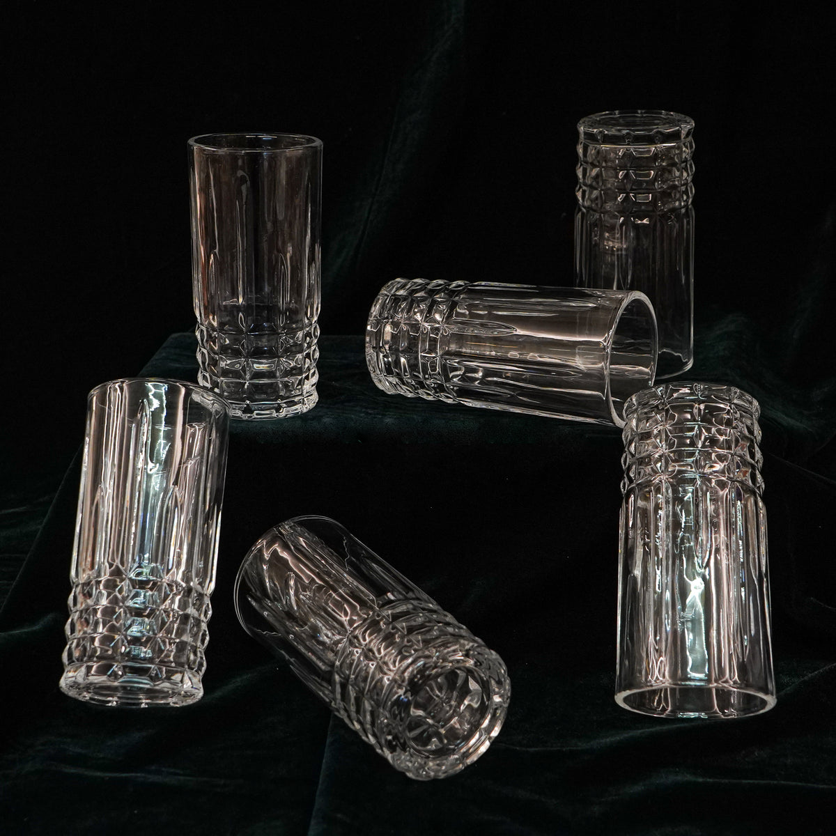 Contemporary Crystal Highball Set of 6