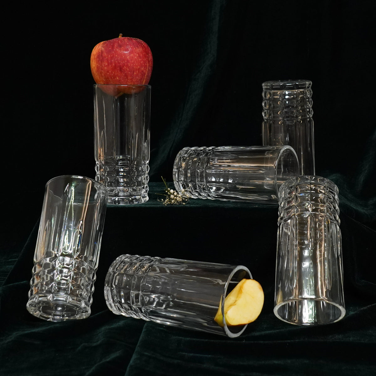 Contemporary Crystal Highball Set of 6