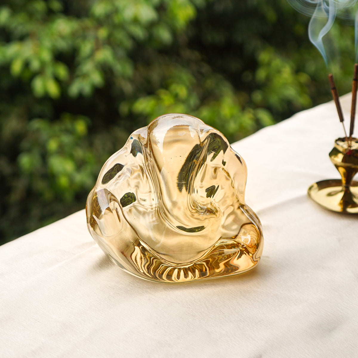 Divya Ganesh Set with 4 Diyas