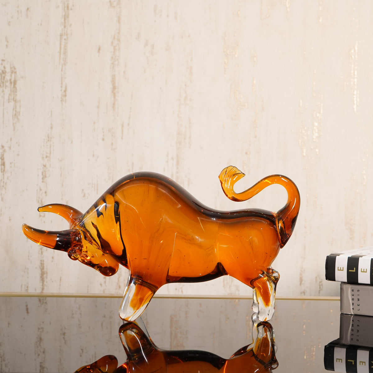 Amber Bull  Sculpture