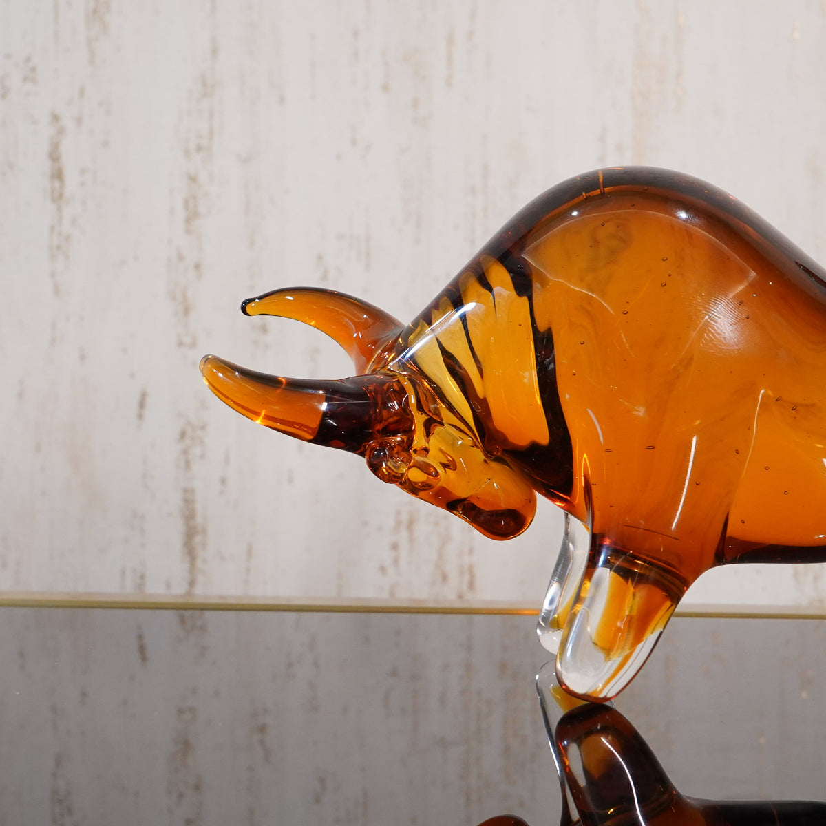 Amber Bull  Sculpture