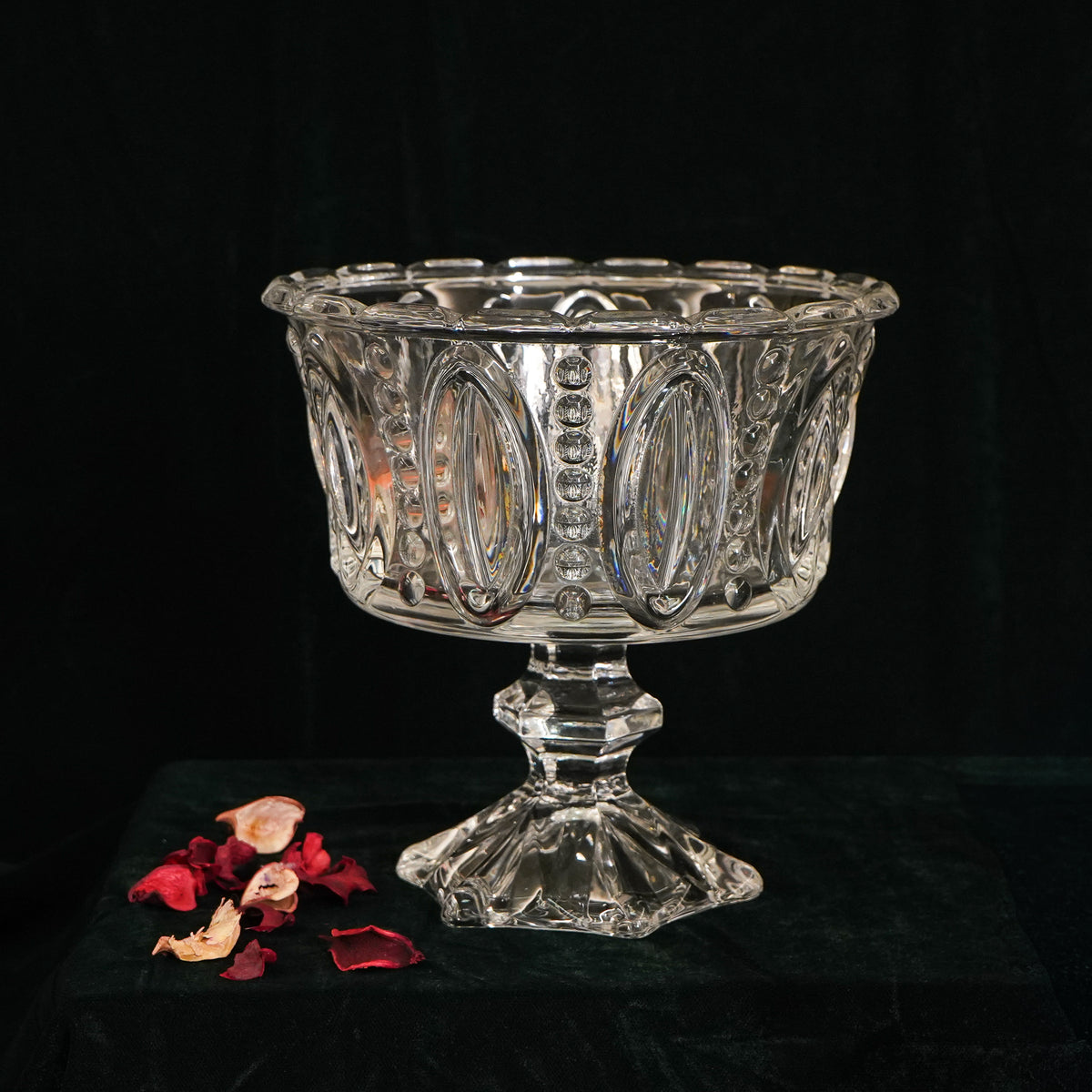 Crystal Pedestal Bowl