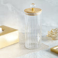 Large Glass Jar with Crystal Airtight Lid, Clear