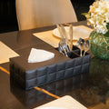 Multi-Purpose Organiser with Tissue Holder, Black