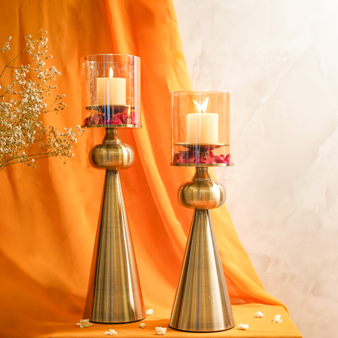 Gold Orb Cone Hurricane, Large