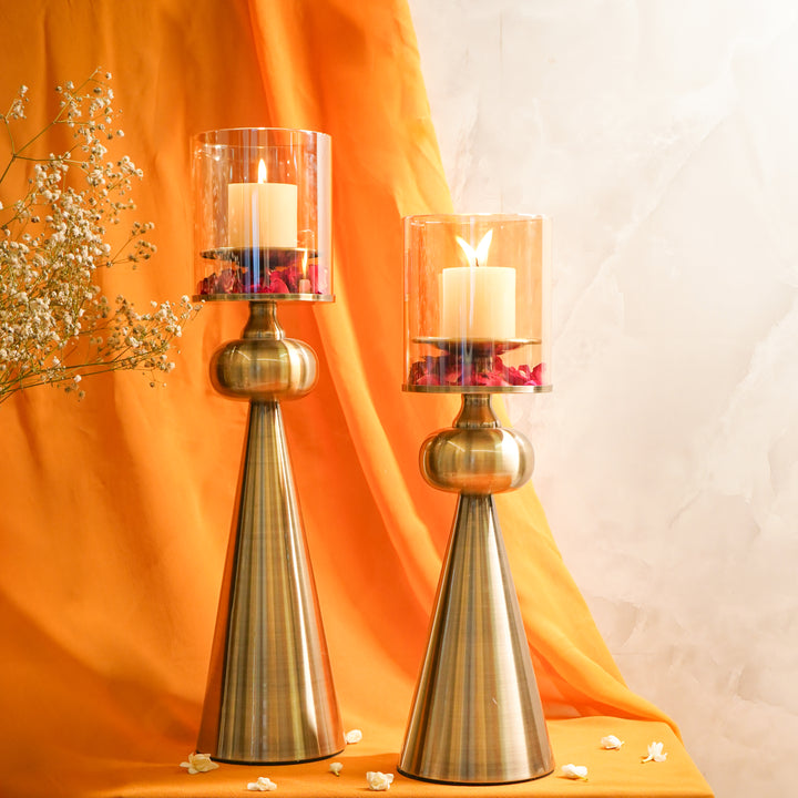 Gold Orb Cone Hurricane, Large