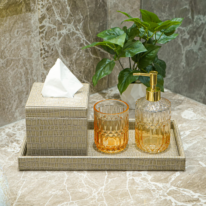 Bathroom Organiser, Gold