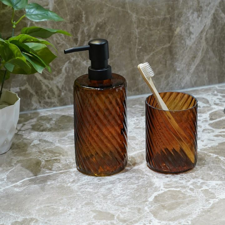 Bathroom Organiser, Brown