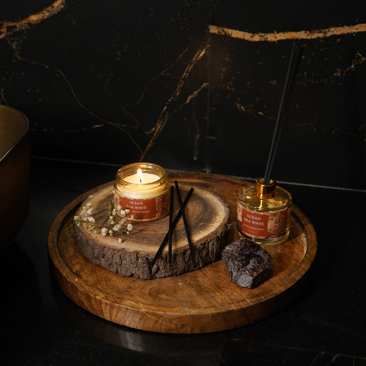 Luxury Aromatherapy Diffuser Candle Set