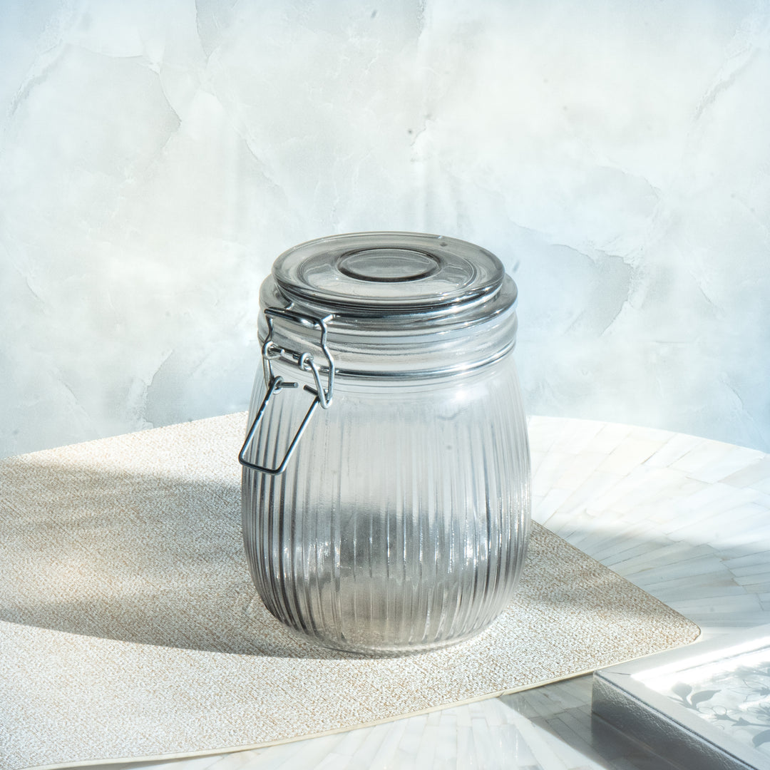 Airtight Mason Jar, Grey