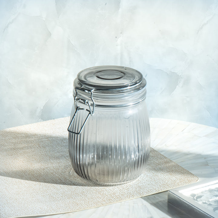 Airtight Mason Jar, Grey