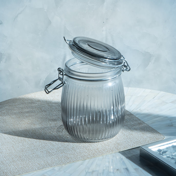 Airtight Mason Jar, Grey