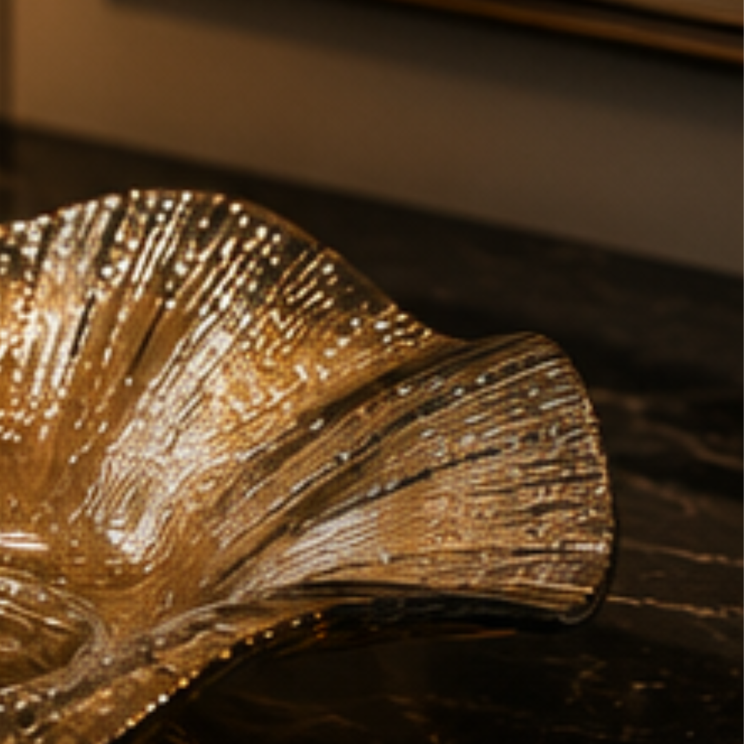 Ripple Glass Accent, Amber