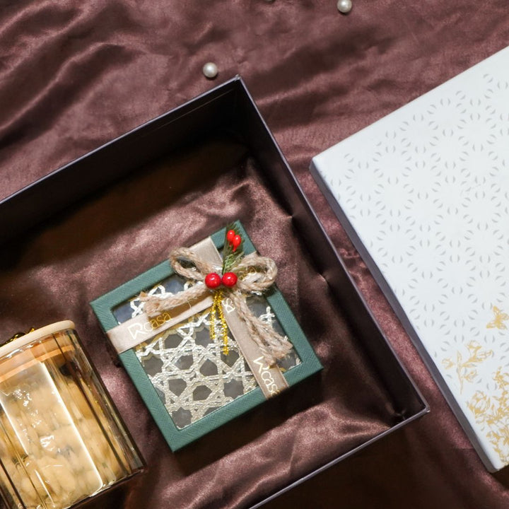 Green, coaster set of 2