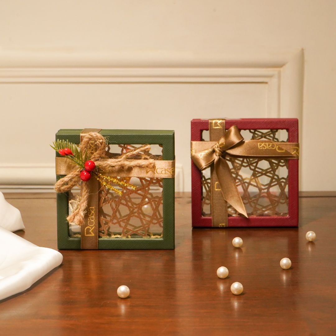 Green, coaster set of 2