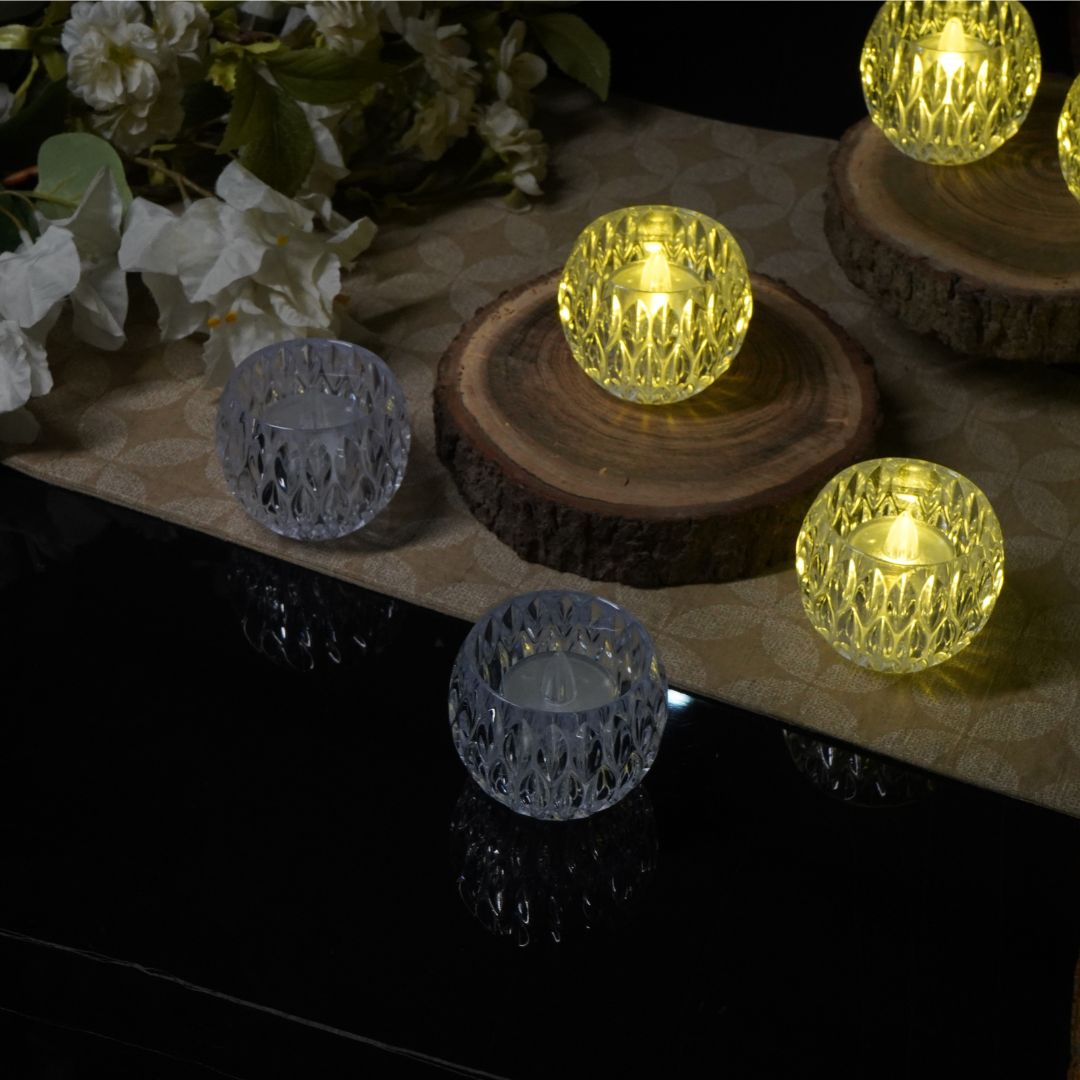 LED Tealights Set of 12 Battery Included