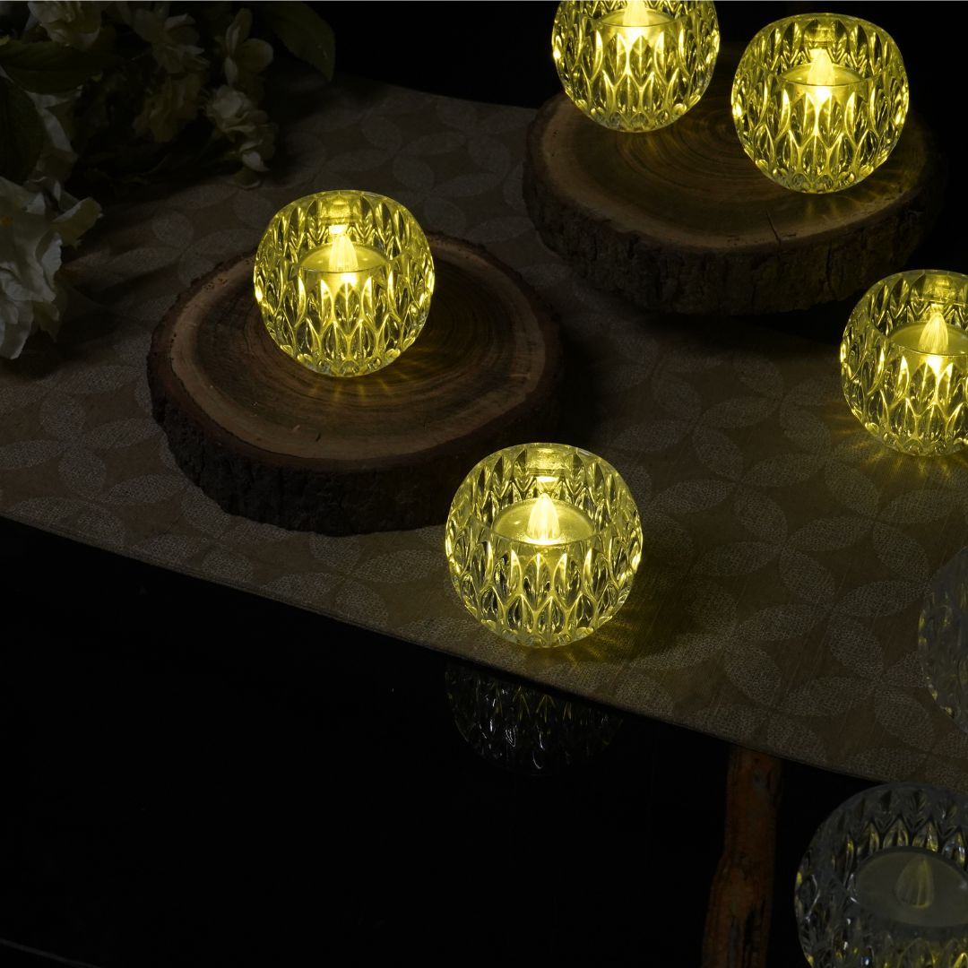 LED Tealights Set of 12 Battery Included