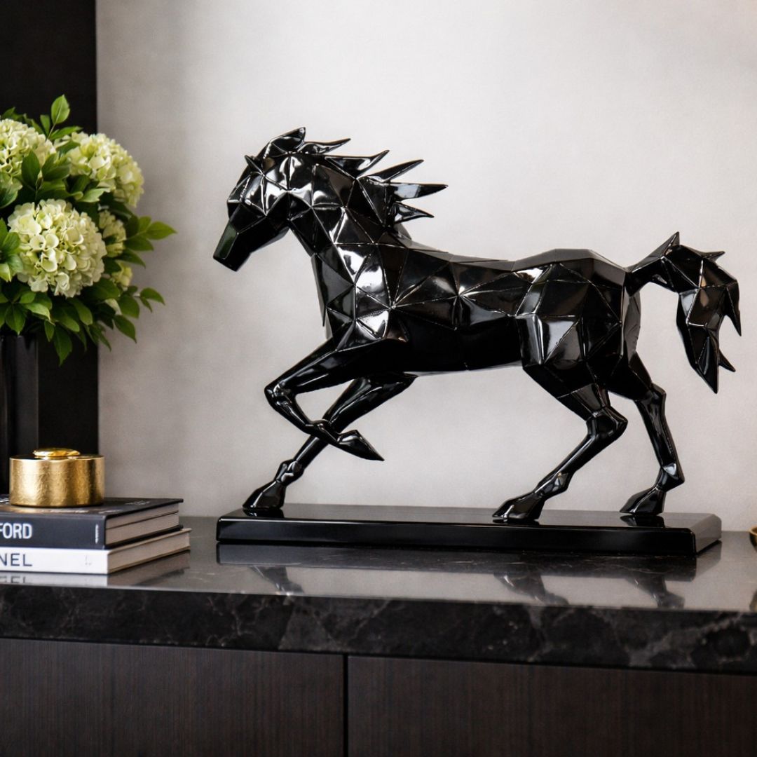 Ferrari Horse, Black