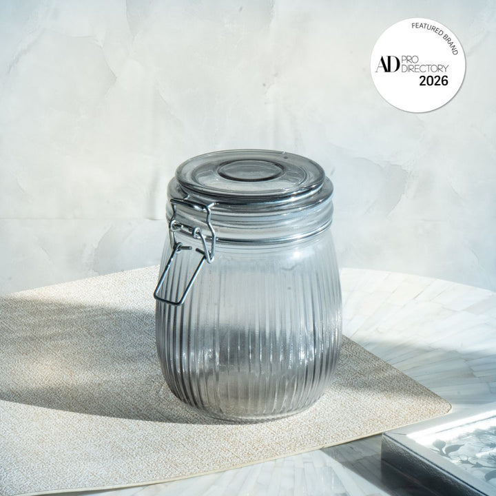 Airtight Mason Jar, Grey