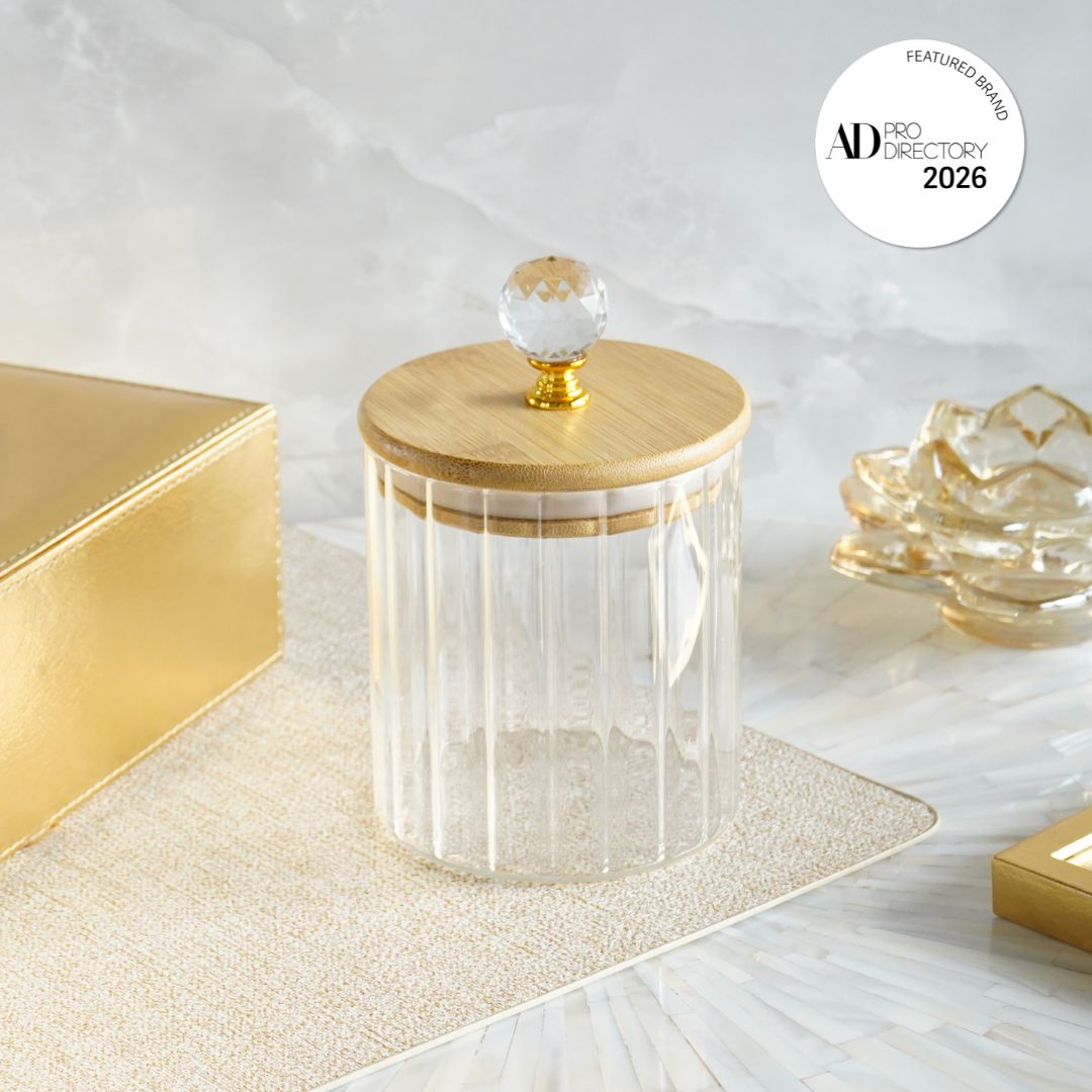 Small Glass Jar with Crystal Airtight Lid, Clear