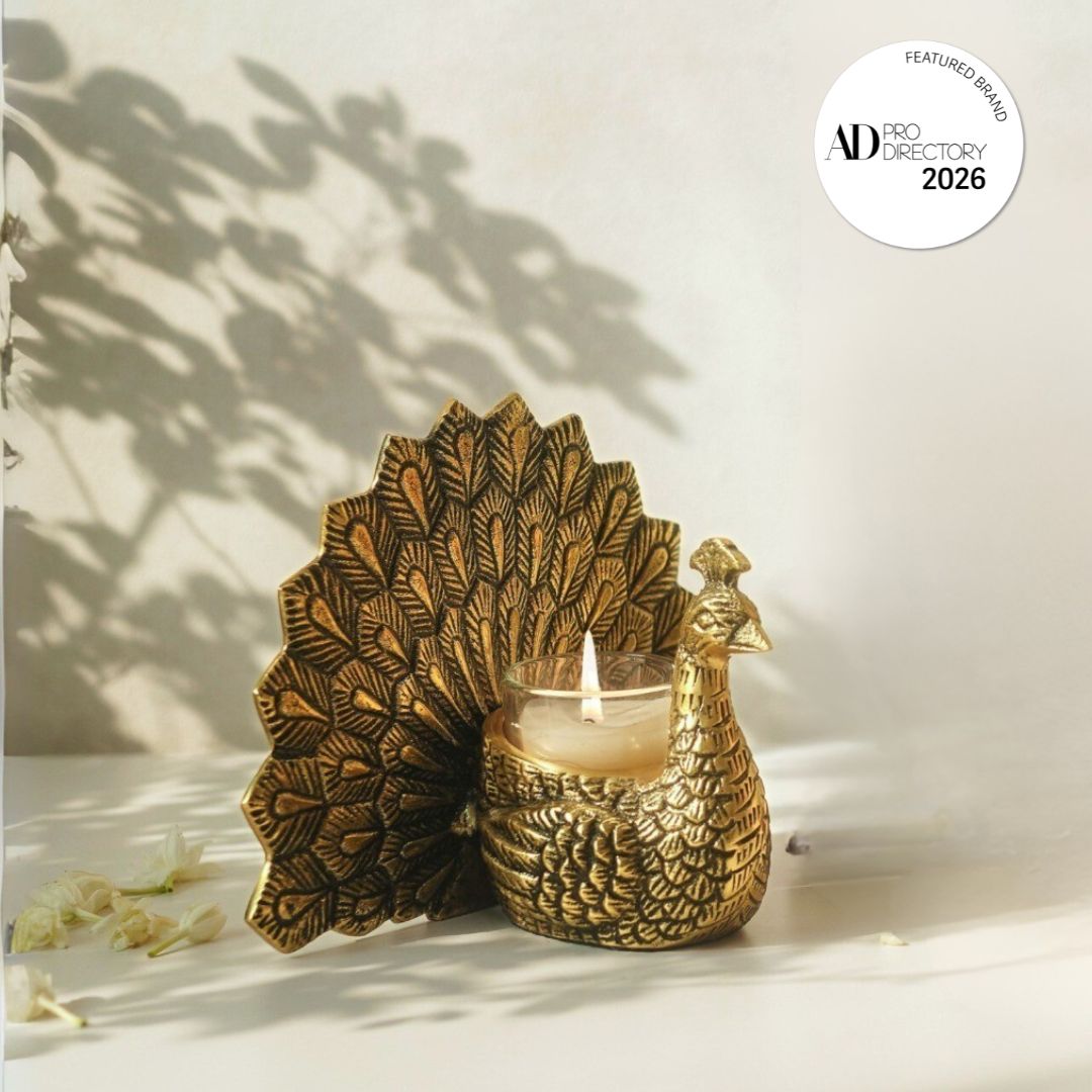 Peacock Candle holder