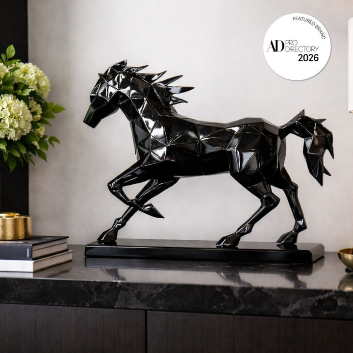 Ferrari Horse, Black