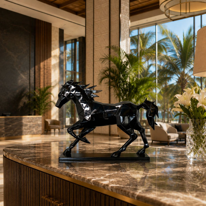 Ferrari Horse, Black