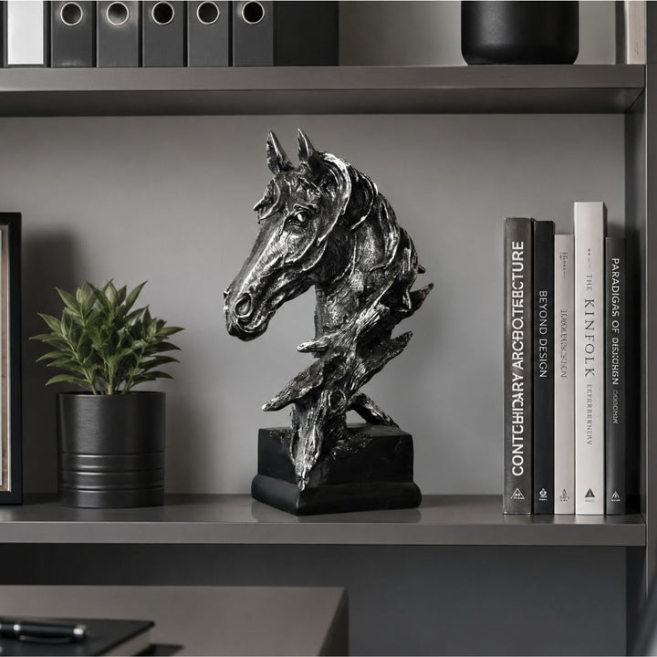 Horse Bust in Antique Finish