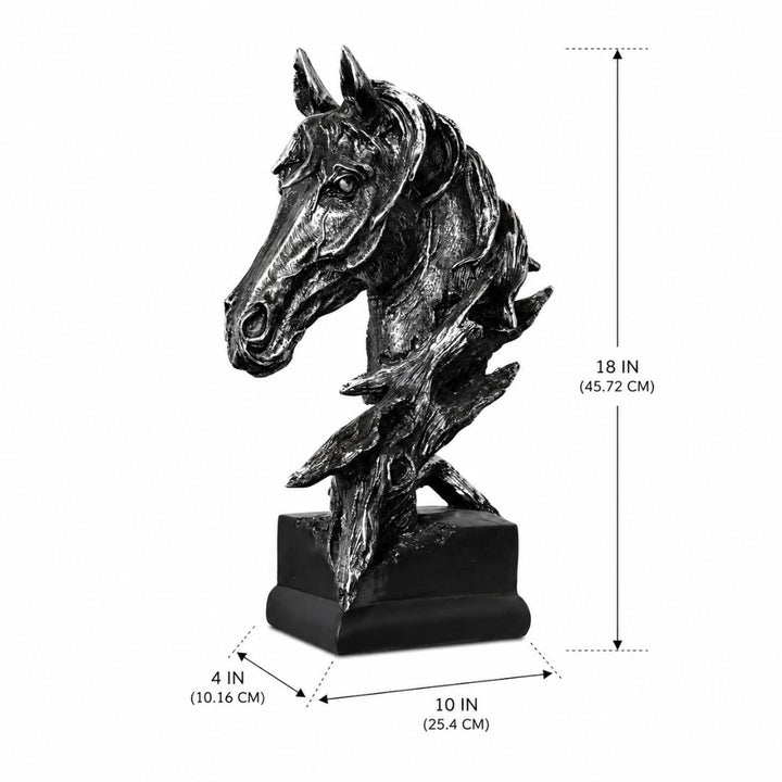 Horse Bust in Antique Finish