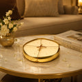 Large Circular Scented Candle in Metal Urli