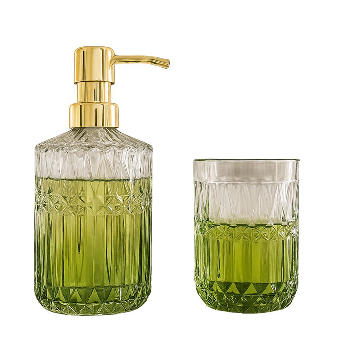 Luxe Bathroom Organiser, Green