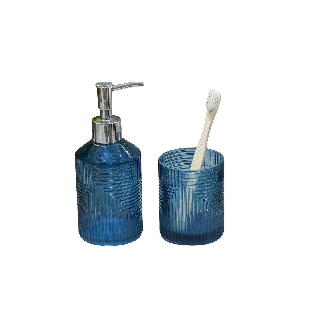 Luxe Bathroom Organiser, Blue