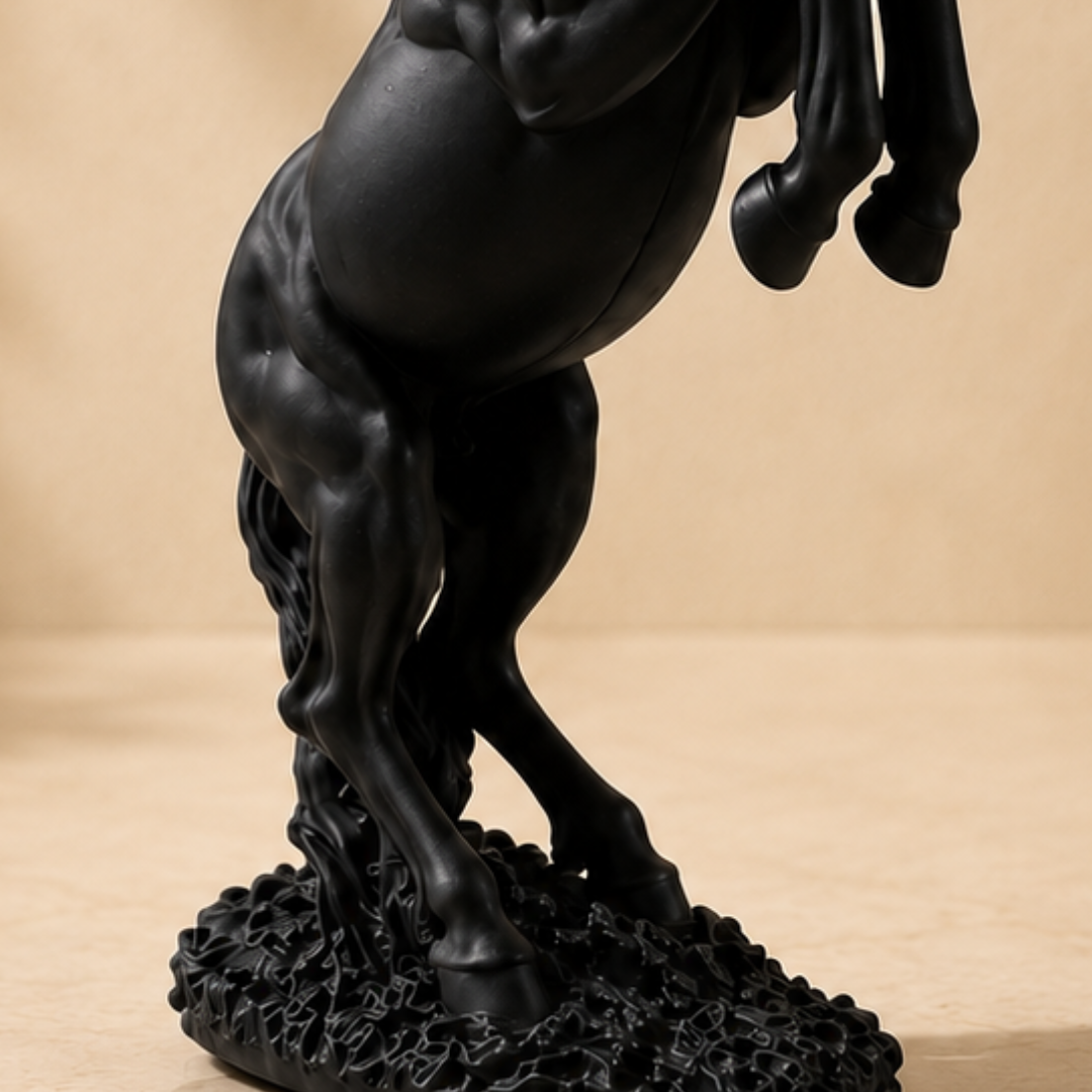 Majestic Black Stallion